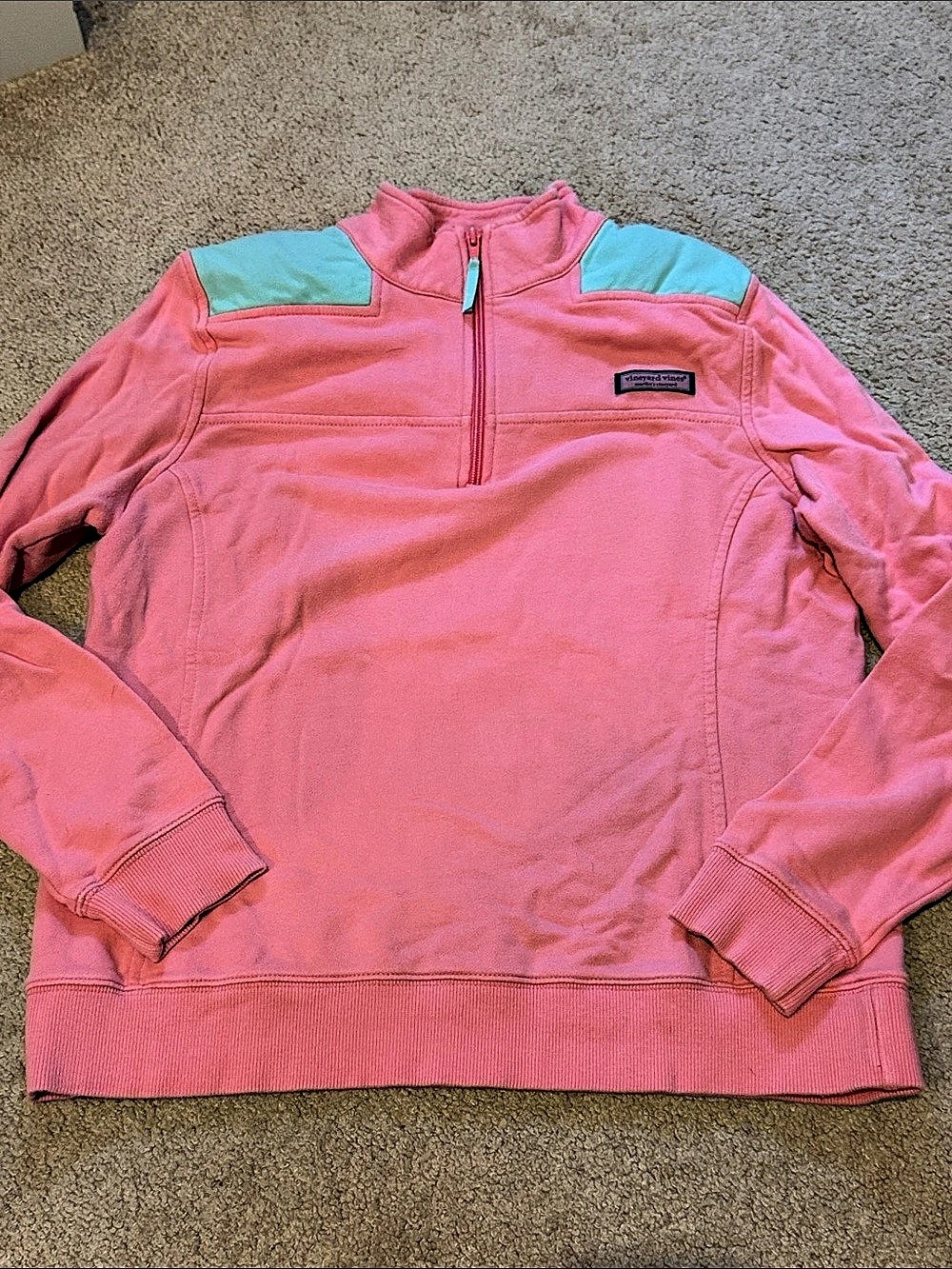 vineyard vines Quarter-Zip Pullover Sweatshirt shep shirt Size Medium
